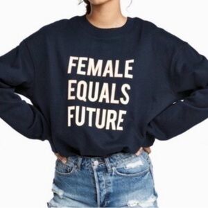 H&M Divided Female Equals Future Crewneck Feminist Sweatshirt